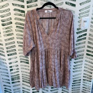 Dusty purple mini dress